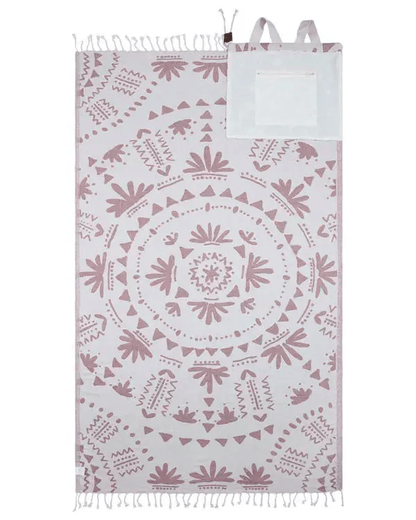 🏖️ 2-in-1 Sand-Free Towel Backpack | 100% Organic Cotton