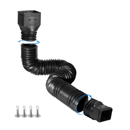🏡 Keep Rainwater Away | Flexible Downspout Extender