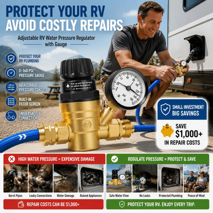 🚐 RV Water Pressure Regulator