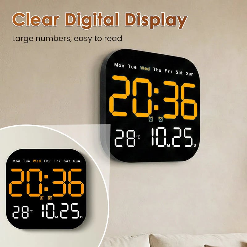 🔥Multifunctional Digital Alarm Clock for Home & Office