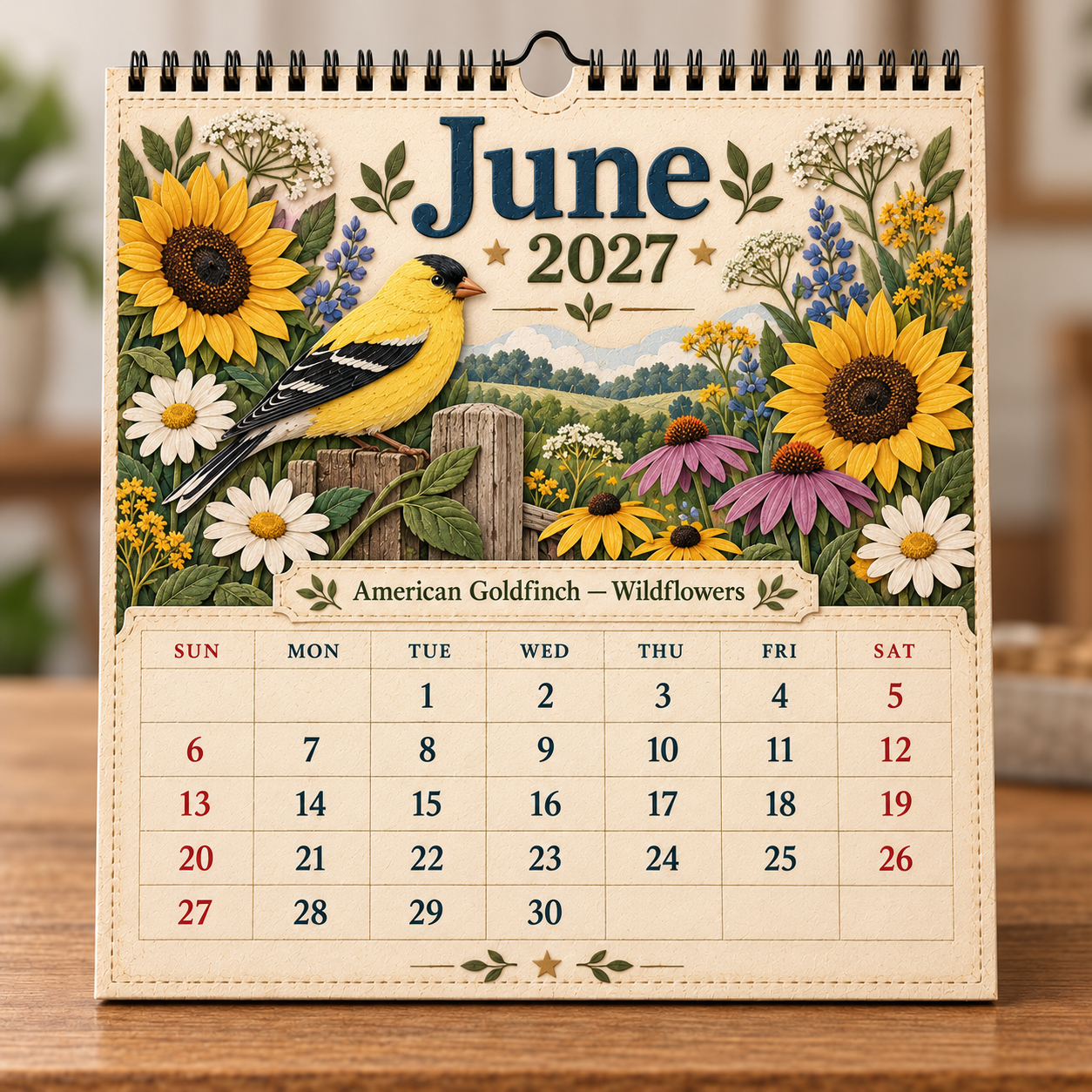 🐦 2027 Birds Of America Wall Calendar