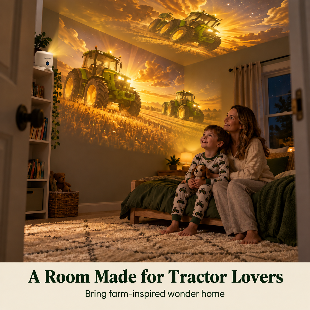 🚜 Tractor & Farm Scene Room Projector – Wall & Ceiling Décor for Tractor Lovers