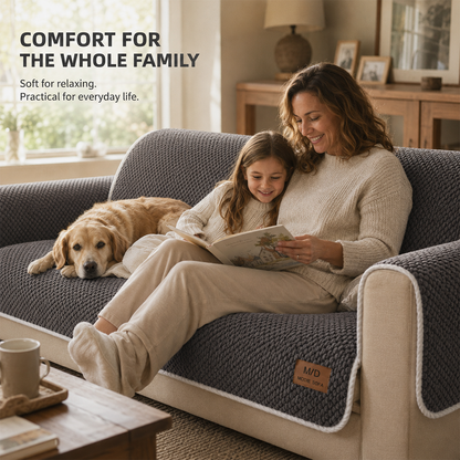 Removable Sofa Cover, Non-Slip Polyester