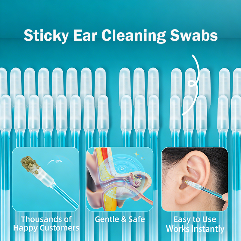 💦Sticky Ear Cleaning Sticks – Gentle, Visible Ear Care🛒