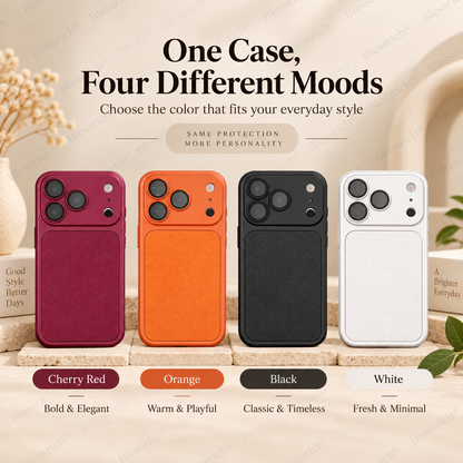 📢📢50% OFF !! ⏰ New iPhone 18-Inspired Colors! Luxe Soft Faux Leather Case 💎 | Premium Touch ✨ | Trending Now 🔥 | Limited Stock ⏰