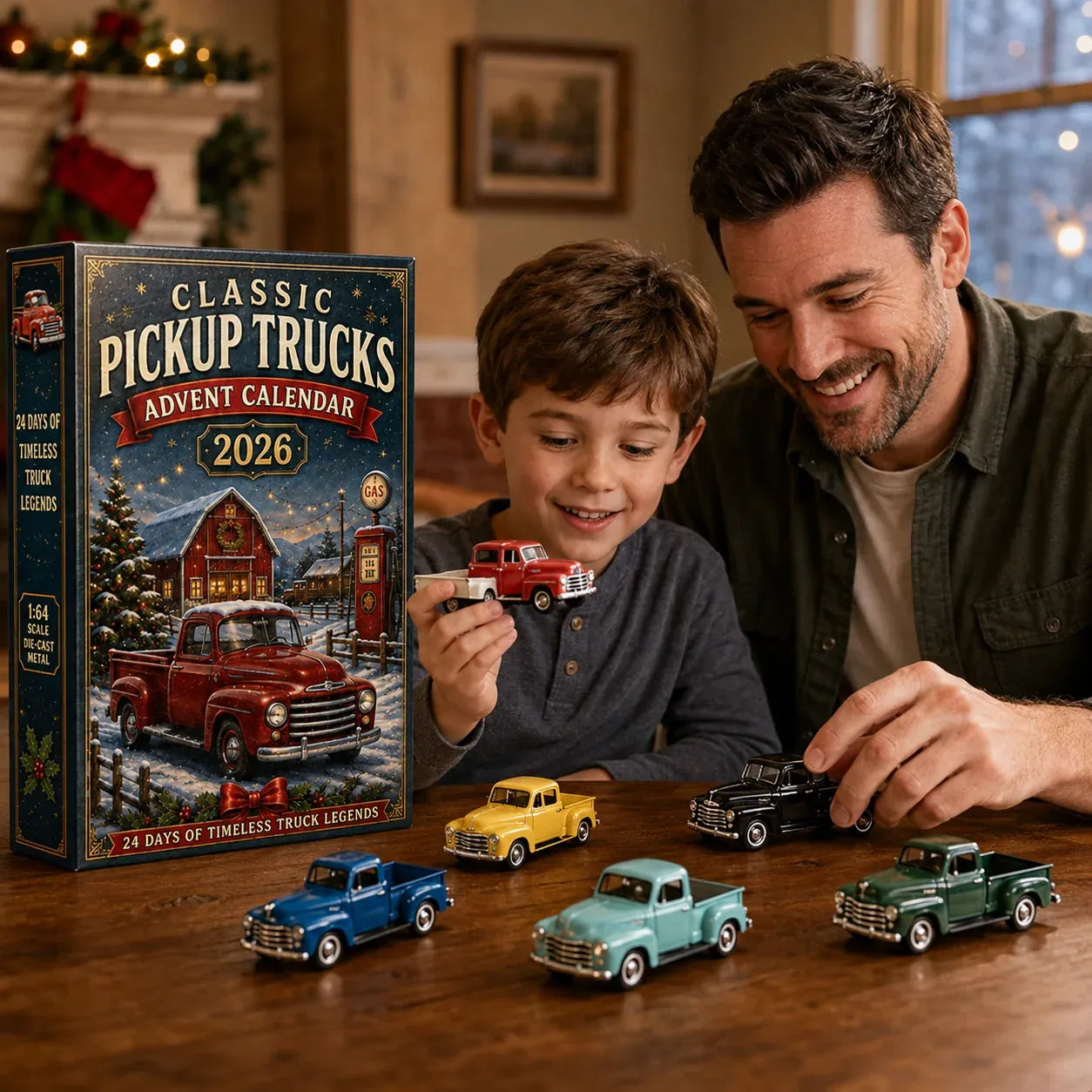 ⭐🚗 2026 Vehicle Advent Calendar Collection – 24 Days of Classic Machines, Trucks & Military Legends 🎁✨