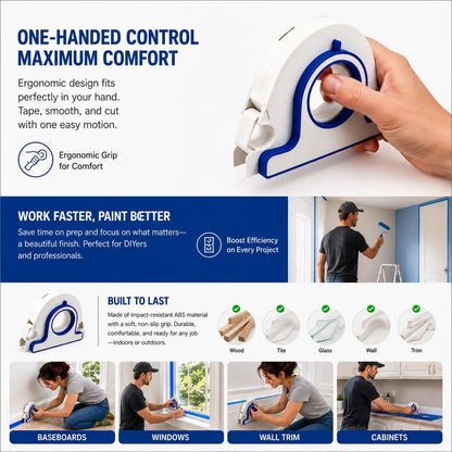 🎉 High-efficiency Painter Masking Tape Applicator