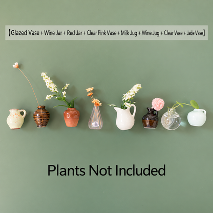 🎁🌸 Mini Ceramics Vase Fridge Magnet