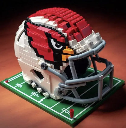 🏈 Building Block Football Helmet – 300+ Piece Collectible Construction Set