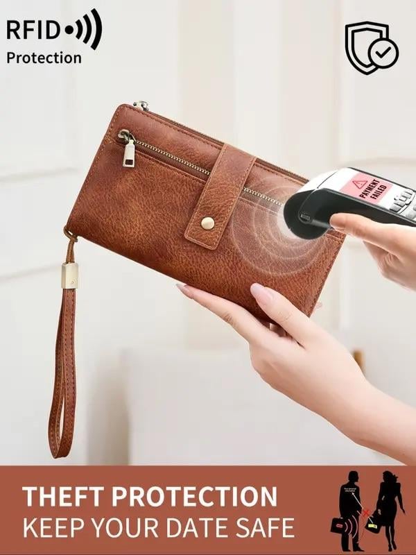 🔥Limited Time 49% Off🔥Women's RFID Blocking  Leather Wallet