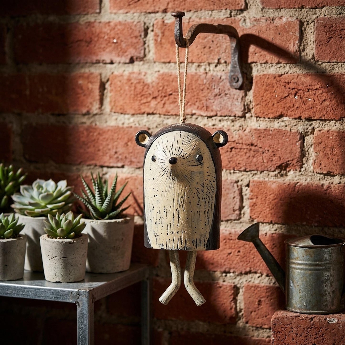 Handmade Whimsical Animal Wind Chime Ornaments