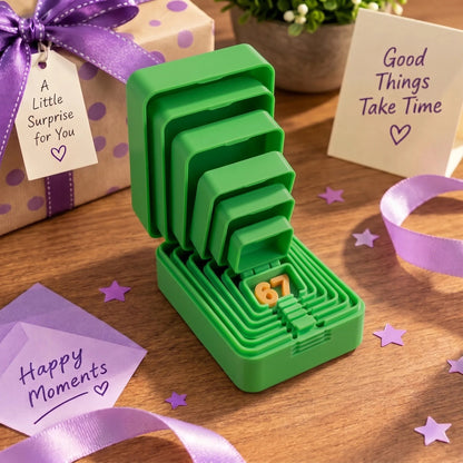 💯🎁 6-Layer Nesting Prank Gift Box | Pick Your Surprise: Middle Finger, Spider or Number 67