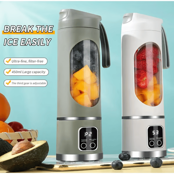 Portable Smoothie Blender with Smart LED Display🍹