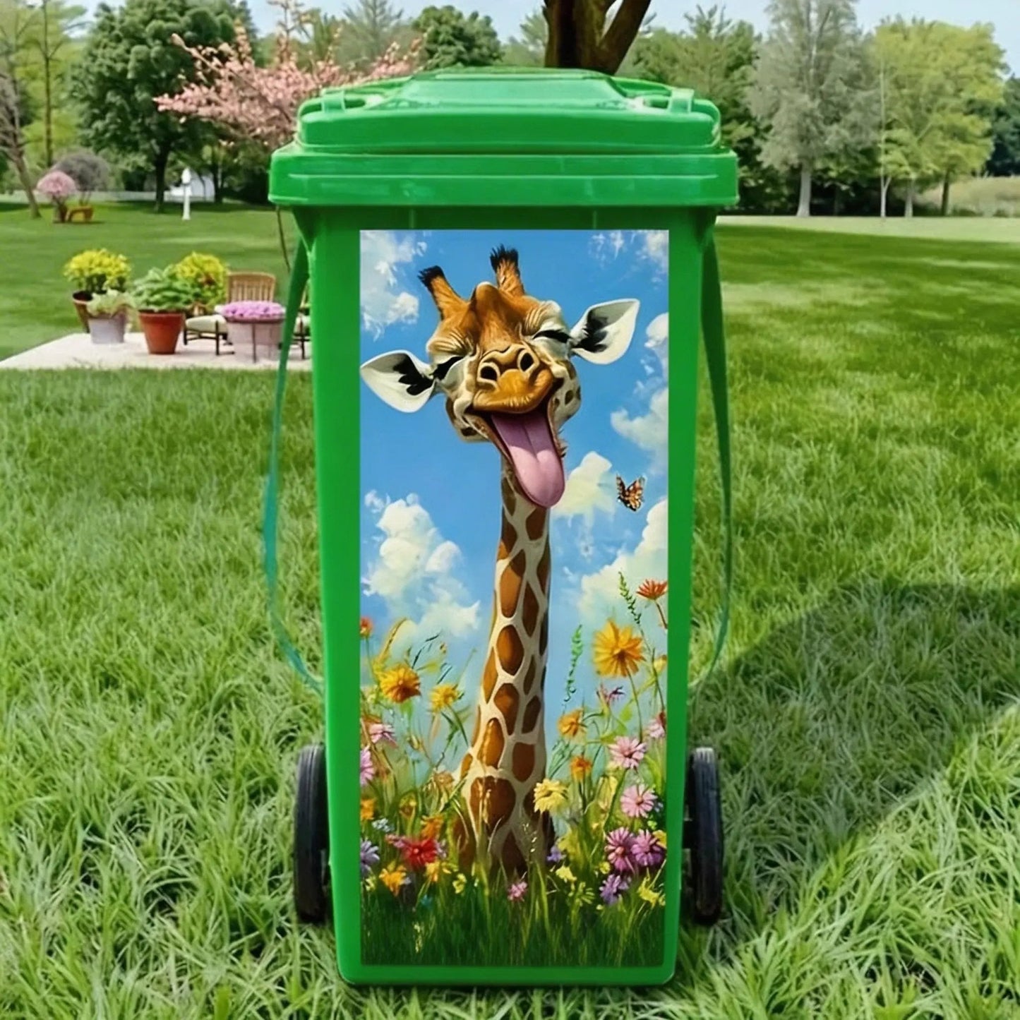 𝟒𝟗% 𝐎𝐅𝐅 𝐅𝐥𝐚𝐬𝐡 𝐒𝐚𝐥𝐞!:Creative Trash Can Sticker with Colourful Cartoon✨