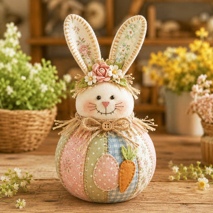 🎄 DIY Patchwork Fabric Doll Kit – Create Your Own Handmade Christmas Character