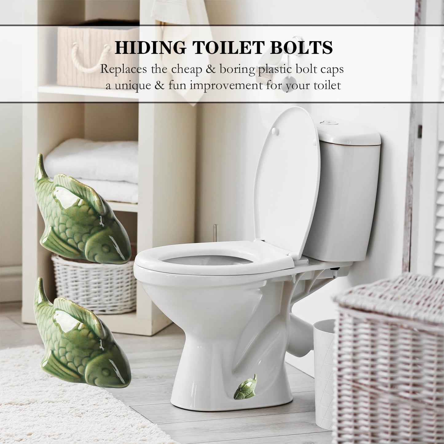 Hide Ugly Toilet Bolts