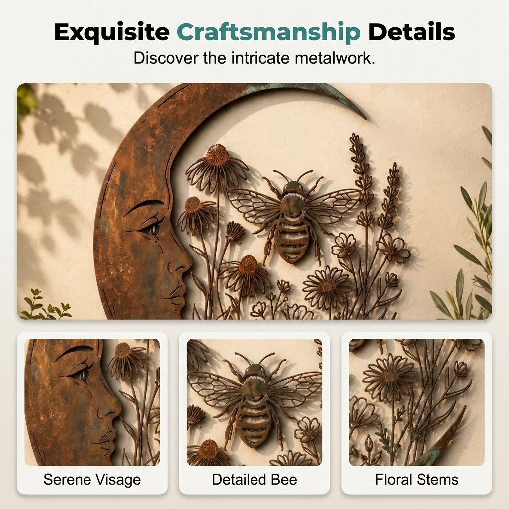 🔥HOT SALE🔥Dragonfly & Moon Wall Art