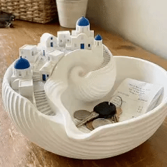 🌊Santorini Catchall Bowl