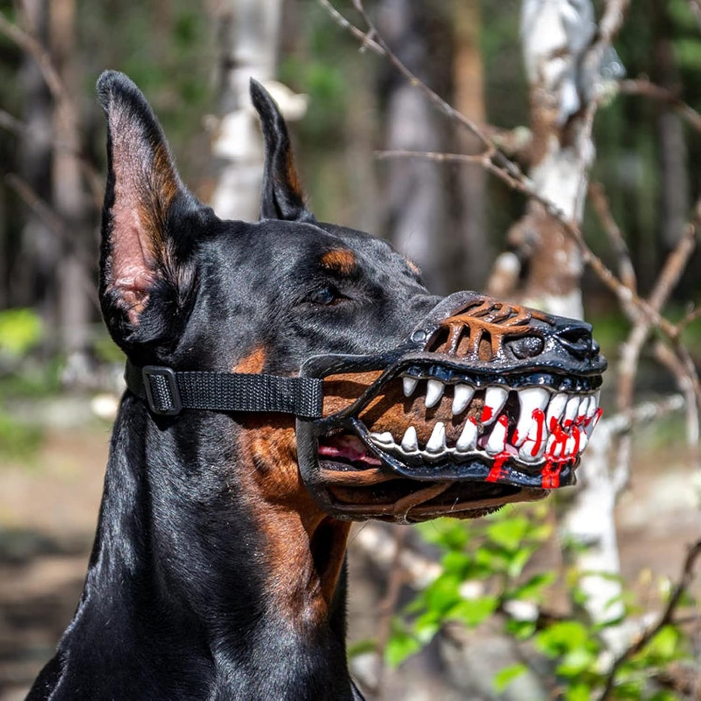 Halloween Bloody Dog Mask – Spooky Pet Costume for a Truly Terrifying Halloween