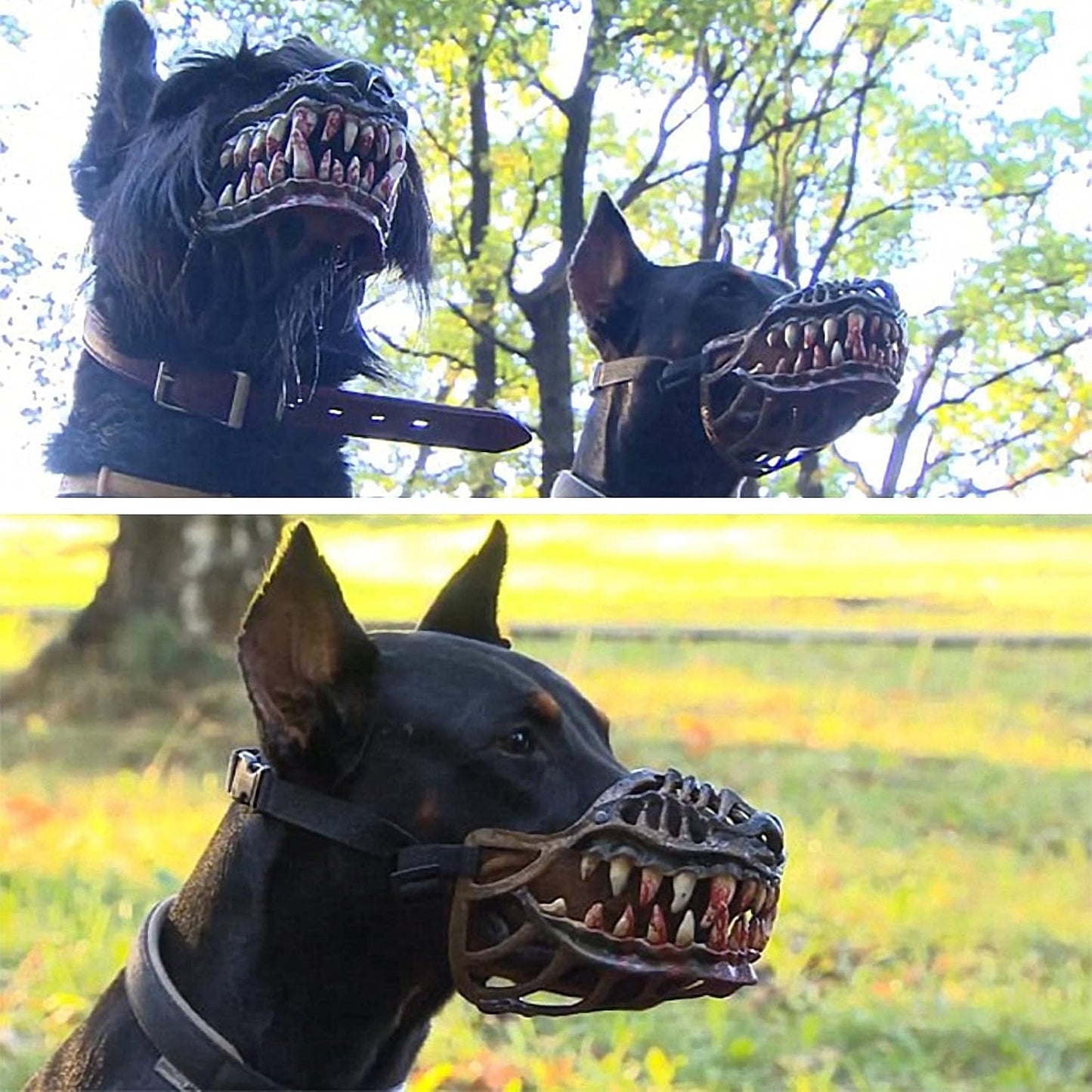 Halloween Bloody Dog Mask – Spooky Pet Costume for a Truly Terrifying Halloween