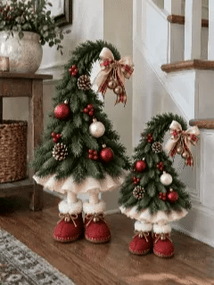 Whimsical Christmas Elf Tree Topper with Red Boots – Bring Holiday Magic Home