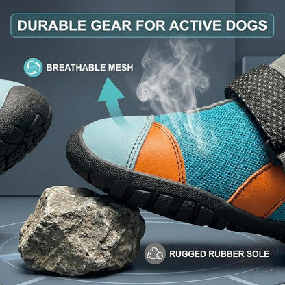 Dog Shoes With Built-in LED Light 🐾（2pcs）