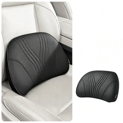 Premium Car Seat Headrest & Lumbar Support Cushion