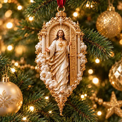 ✝️ Sacred Christmas Ornament Collection | 9 Faith-Inspired Designs with Sculptural Detail for Trees & Meaningful Gifts 🎄