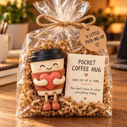 🔥LAST DAY 49% OFF - Emotional Support Desk Companions™ – Funny Coworker Gift with Encouraging Message Card