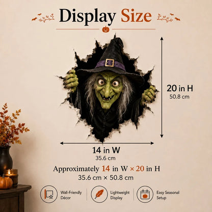 🔥Last Day 50% OFF-Halloween Break-In 3D Wall Decals