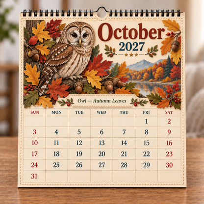 🐦 2027 Birds Of America Wall Calendar