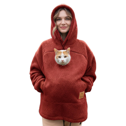 🐾 CozyPouch Pet Cuddle Hoodie