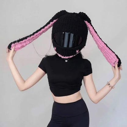 🏍Handmade Helmet Cover |Cute Knit Helmet Topper forMotorcycle & Bike Helmets
