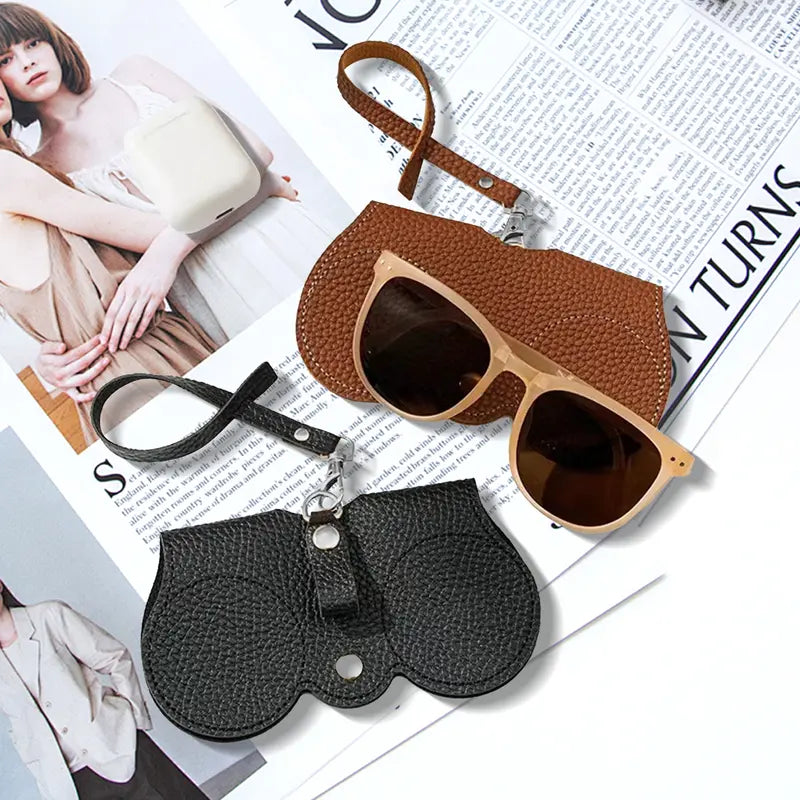 😎🕶️ Protect Your Eyewear in Style – Premium Leather Glasses Case ✨👝