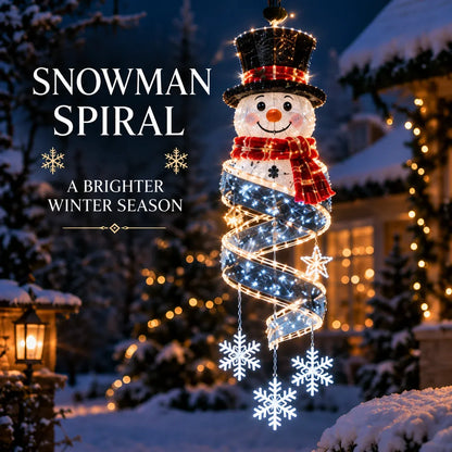 🎅Christmas Magic Spira Hanging LED Light Collection – 9 Festive Designs ✨ | Suspended Glowing Characters with Spiral Lights & Hanging Details for Porches, Windows, Entryways & Holiday Displays