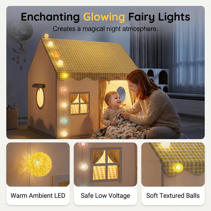 🏆LAST DAY 69% OFF🏠Children's Play Tent Castle✨