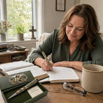 🔥 Hot Sale 49% OFF – ✝️ Sacred Legacy Faith-Inspired Keepsake Pen Collection | 6 Devotional Designs for Prayer Journaling, Bible Study & Meaningful Christian Gifts 🖊️✨