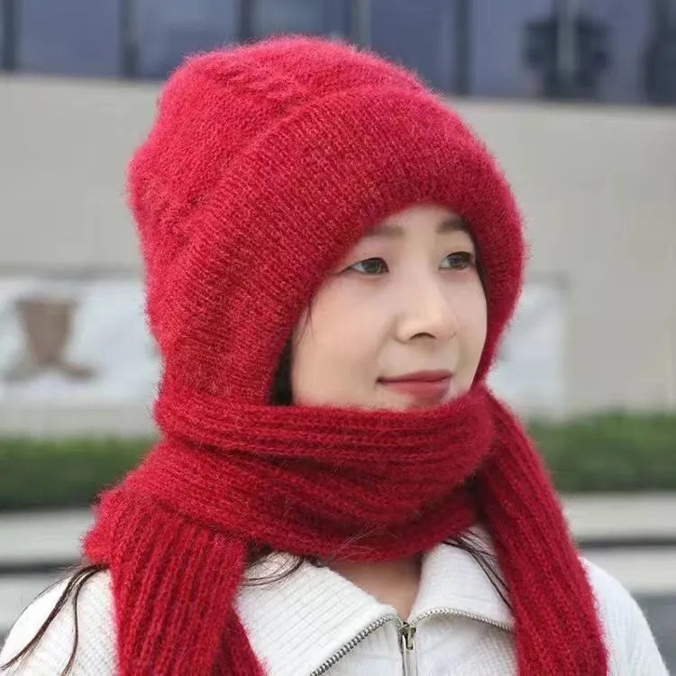 🎄Winter Versatile Knitted Hooded Scarf for Women