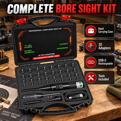 Laser Bore Sighter Kit for All Calibers