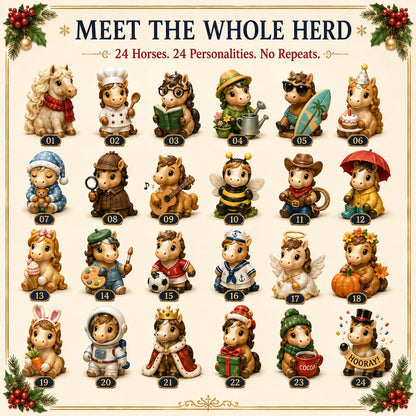⏰Limited Stock 50% OFF - 🎄 🐴2026 Horse Advent Calendar – 24 Days of Horse Magic