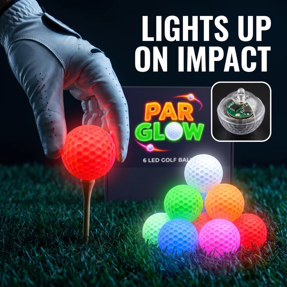 LED Golf Balls - 6 Pack