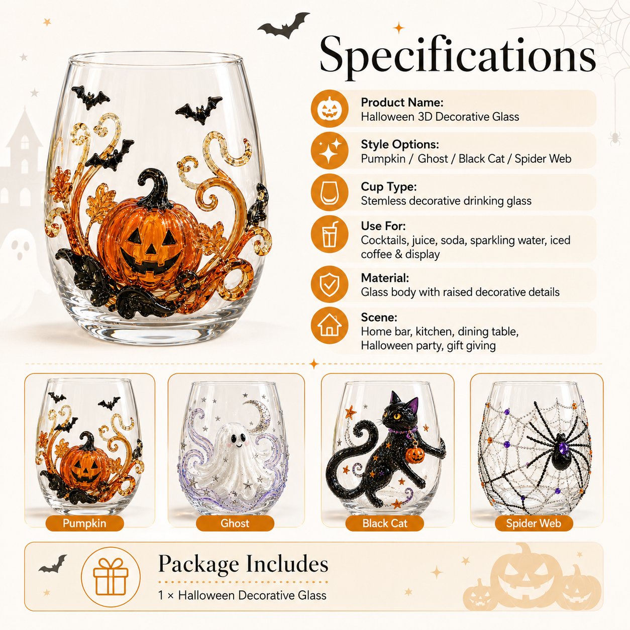 2026 Halloween Special Commemorative Ghost Decanter