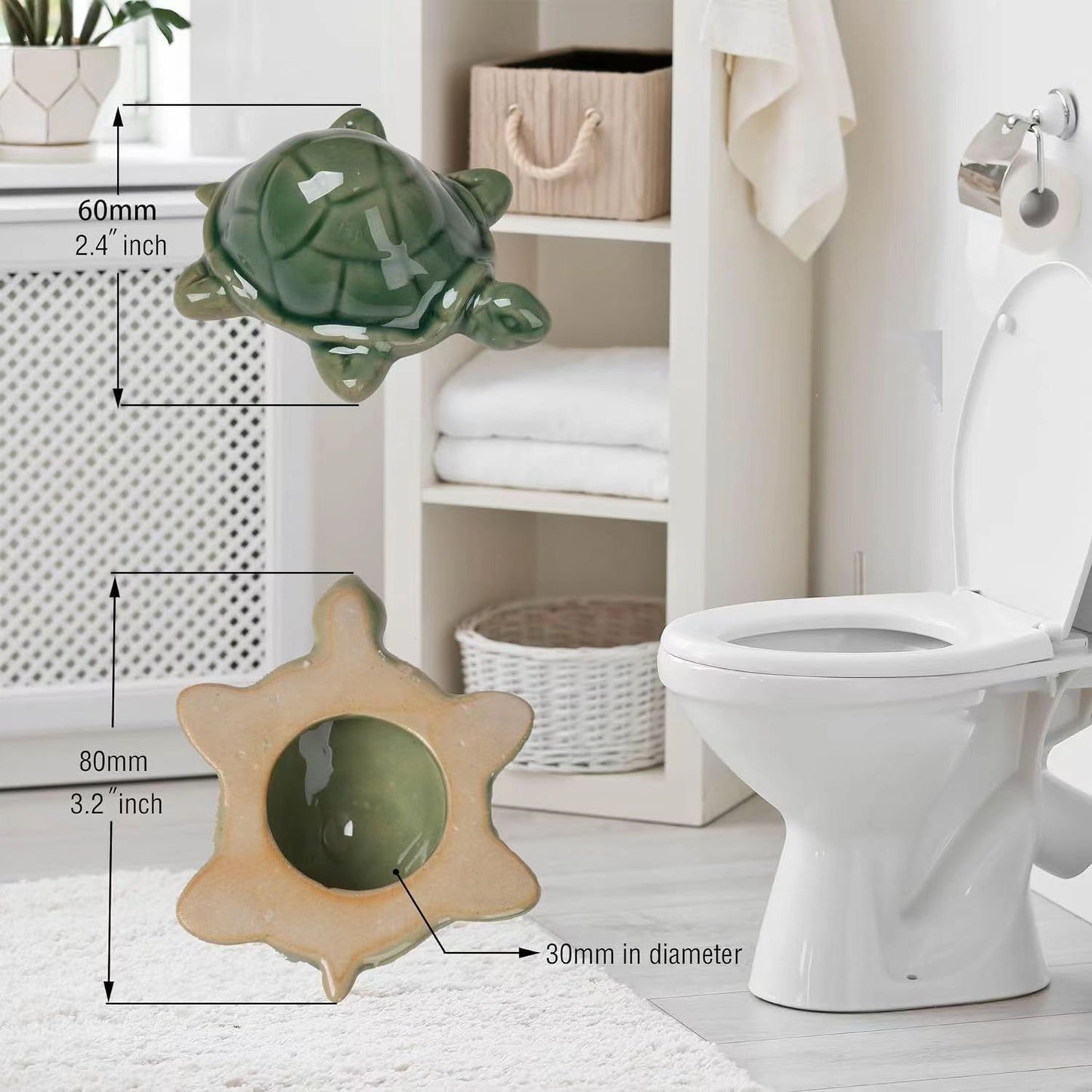 Hide Ugly Toilet Bolts