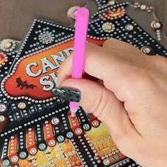 Sparkling Halloween Candy Shop Tabletop Decor Kit