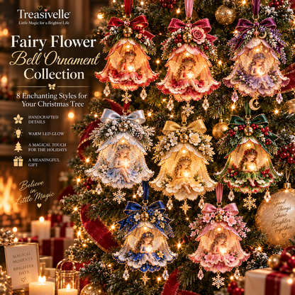 ✨ Enchanted Fairy Bell Christmas Ornament