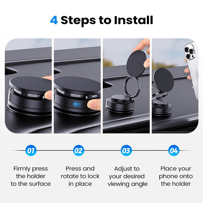 360° Adjustable Vacuum Magnetic Phone Holder
