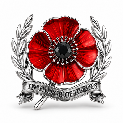 🎁 VE Day 80th Anniversary Poppy Brooch