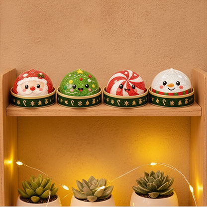 🎁Christmas Baozi Glitter Jelly Stress Relief Squishy Toy