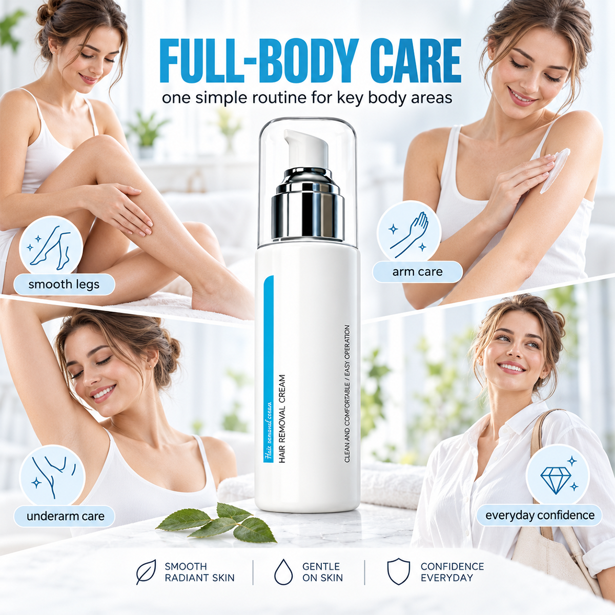 🥳2026 HOT SALE❄️🌸 Ice-Cooling Hair Removal Cream – instantly soothes sensitive skin. ✨