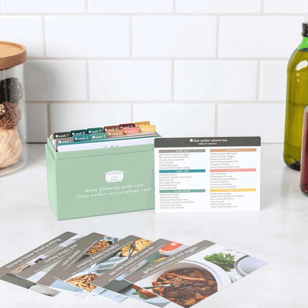 Easy Meal Planner Kit 🍽️ – 103 Photo Recipe Cards for Daily Cooking